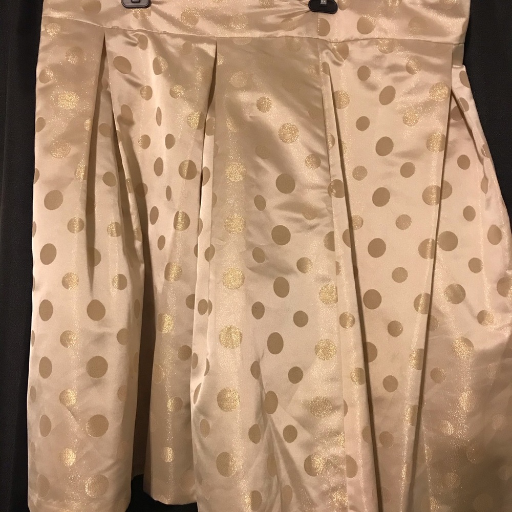 Gold Polka dot shirt